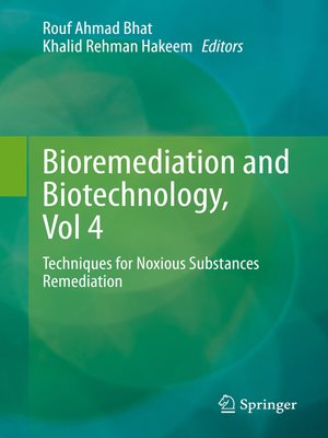 cover image of Bioremediation and Biotechnology, Vol 4